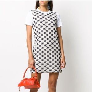 Tory Burch Logo lace t-shirt dress